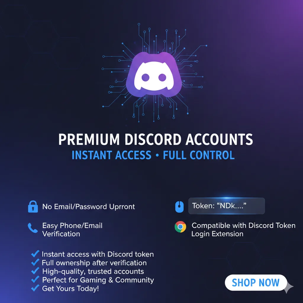Premium Discord Accounts - Instant Access & Full Ownership! v1