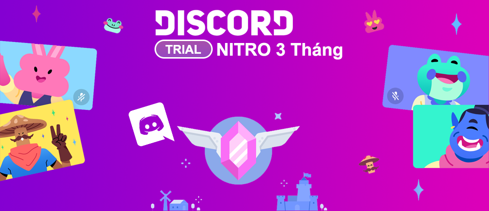 Discord Nitro Trial 3 Tháng (Link GIFT)