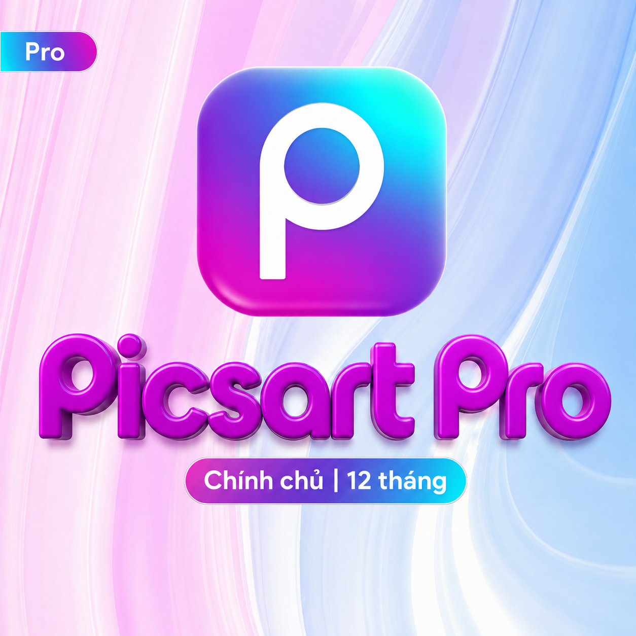 Code Picsart Pro 12 tháng nâng chính chủ nhanh chóng